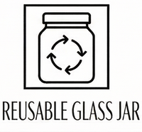 reusable glass jar