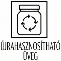 újrahasznosítható üveg